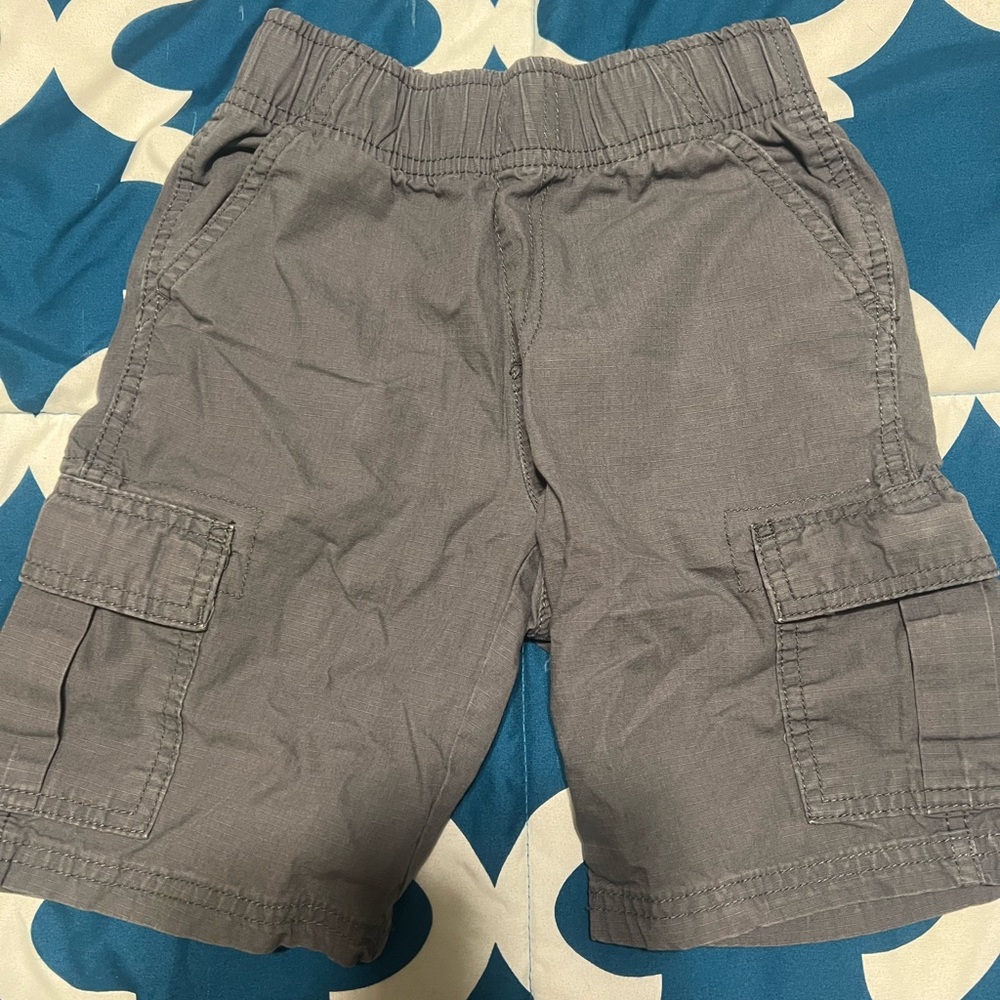 Gray Cargo Shorts for Kids
